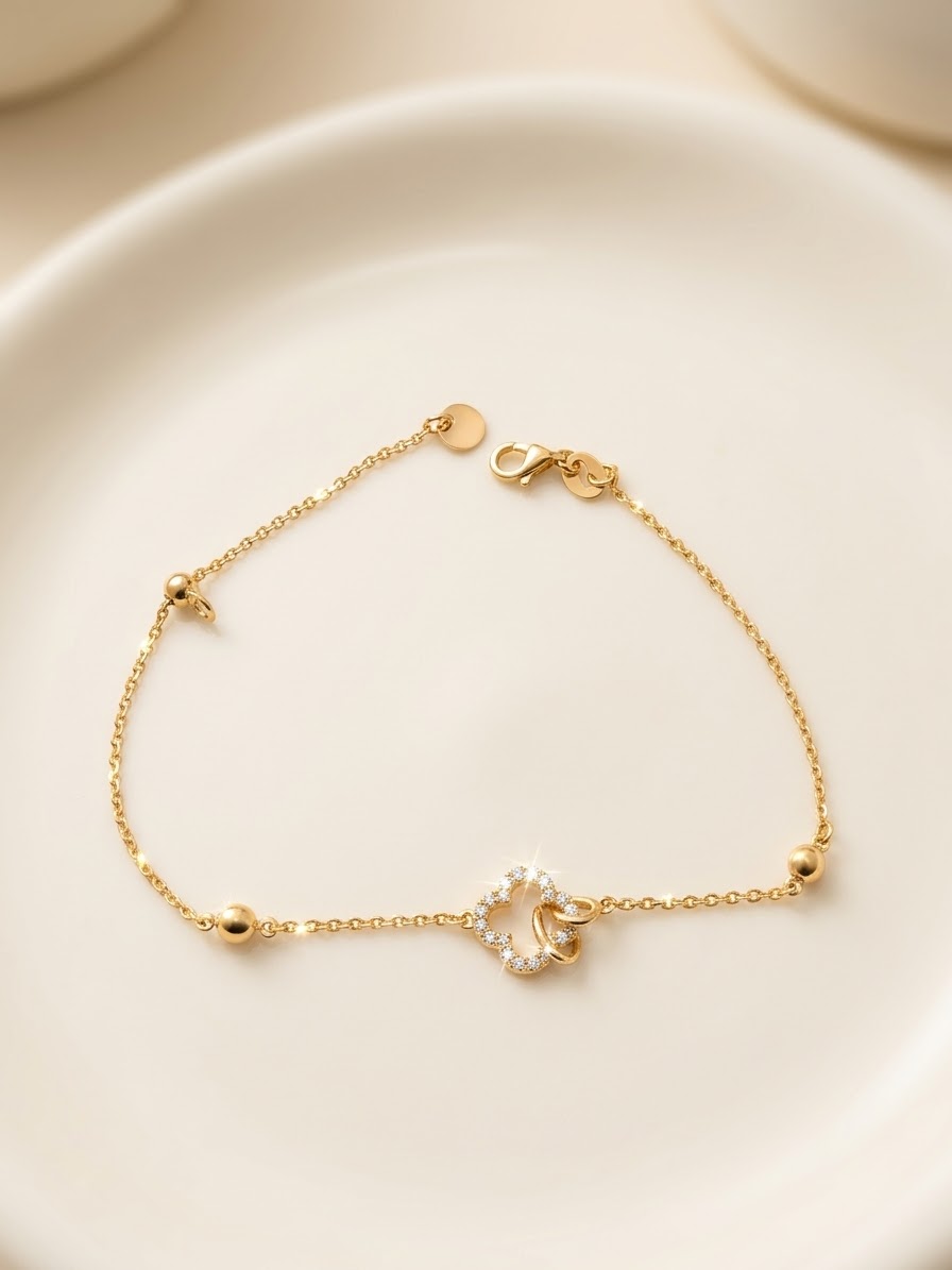 GELANG R DOUBLE HEART