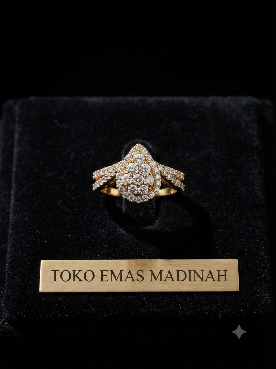 CINCIN PEAR SHAPED LISTRING