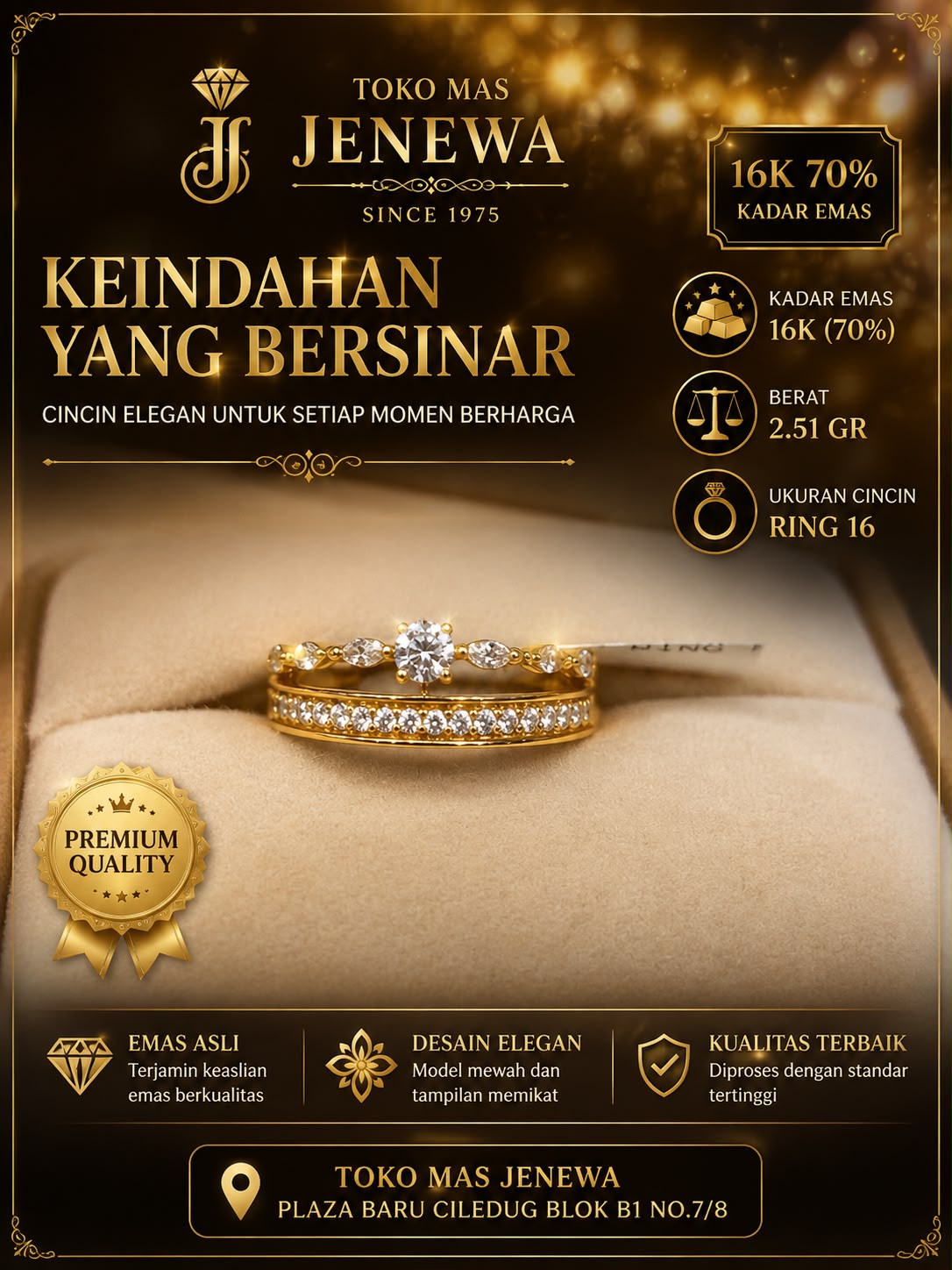 CINCIN 2 RING MATA