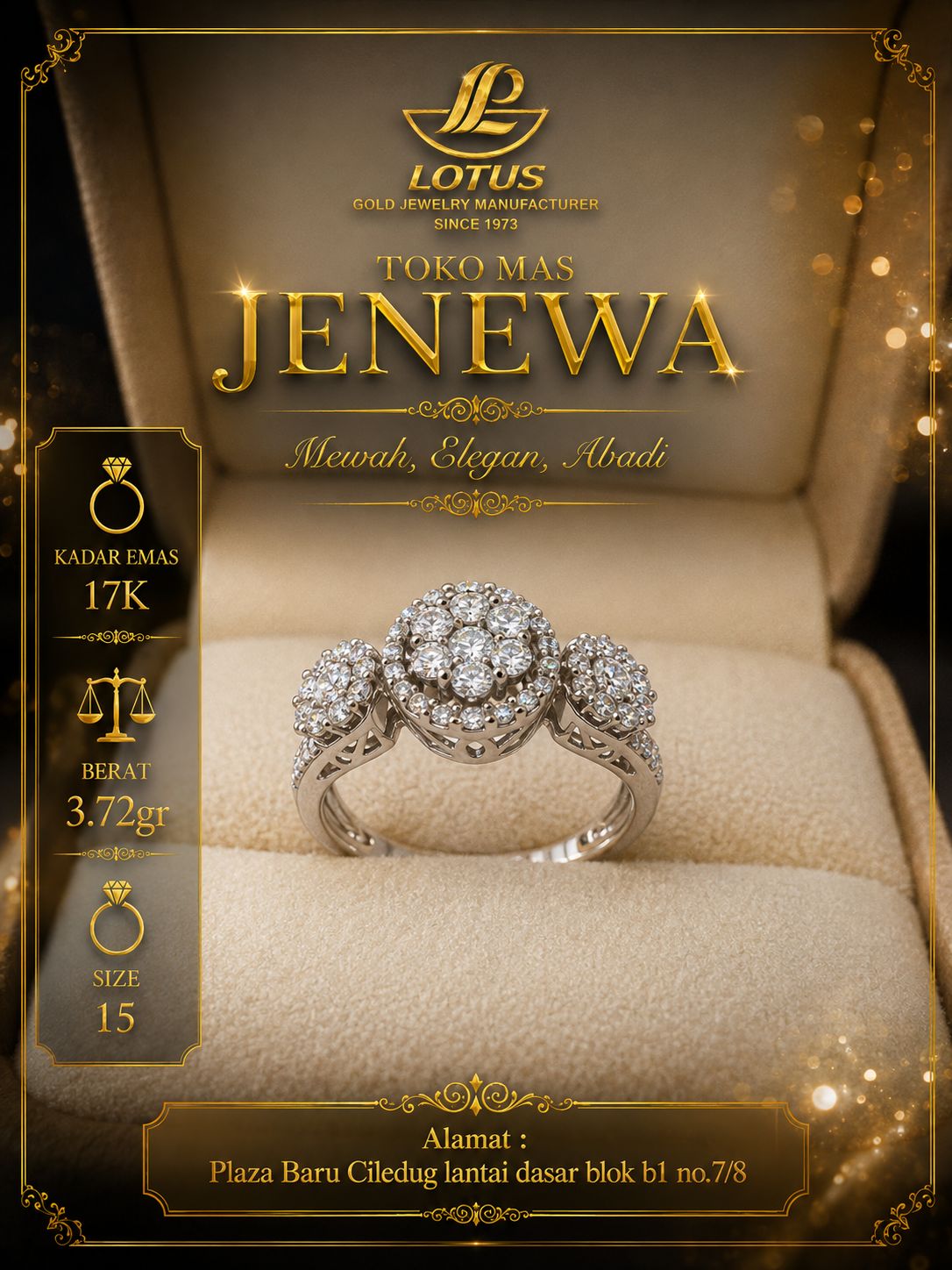 CINCIN 3 bunga