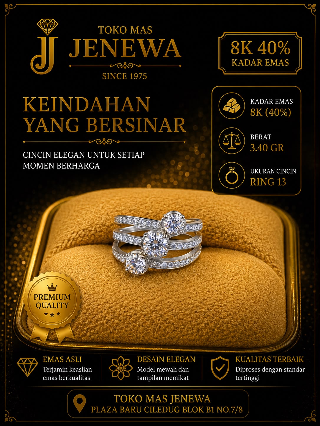 Cincin 3 baris