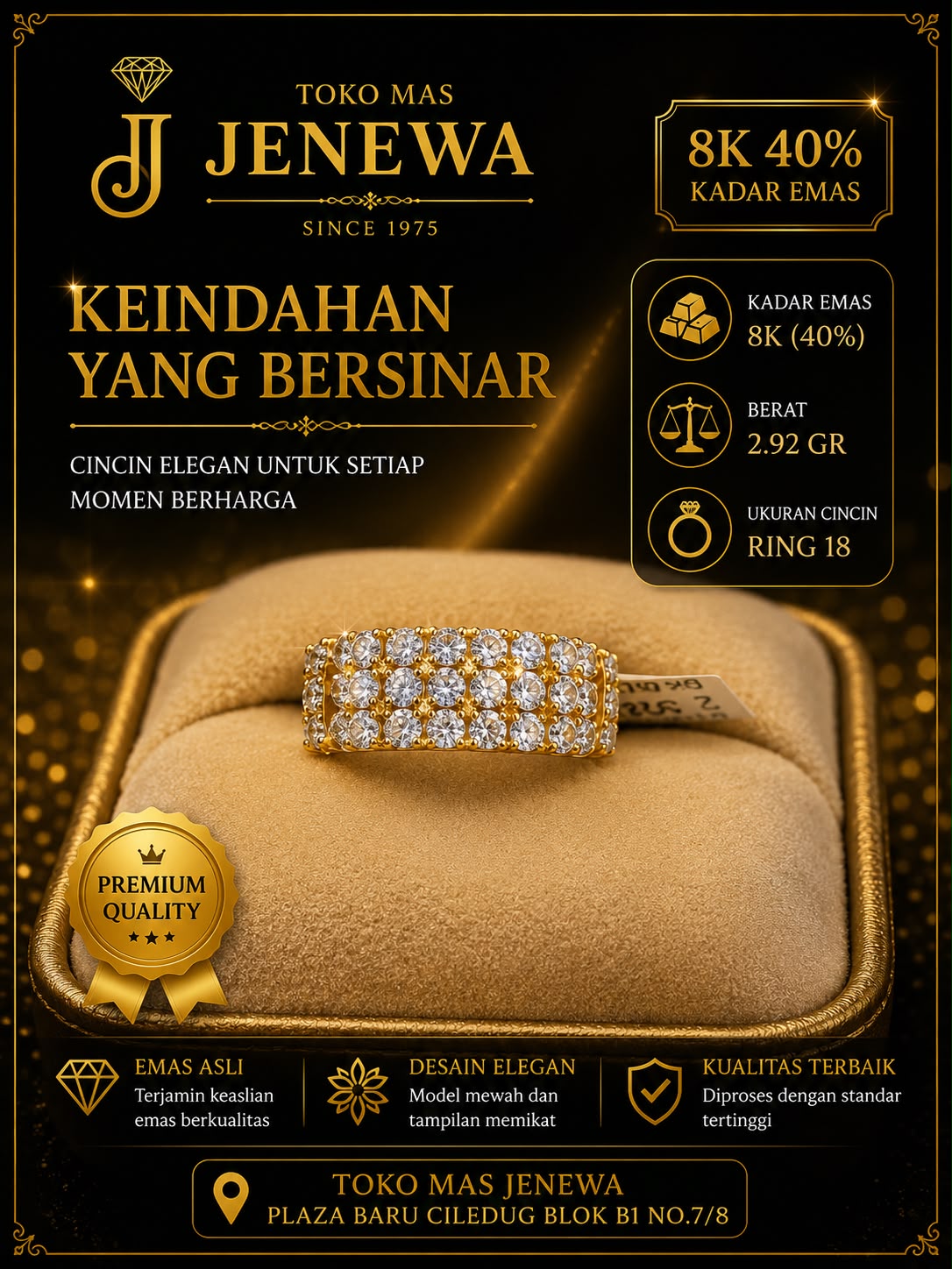 CINCIN 2BRS LISTRING
