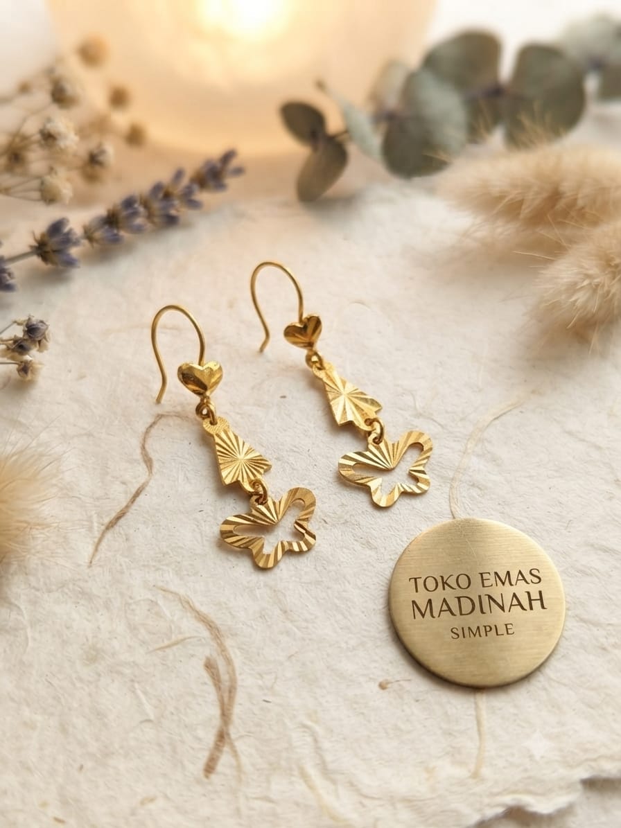 ANTING DESY LOVE BANDUL BUTTERFLY MOTIF
