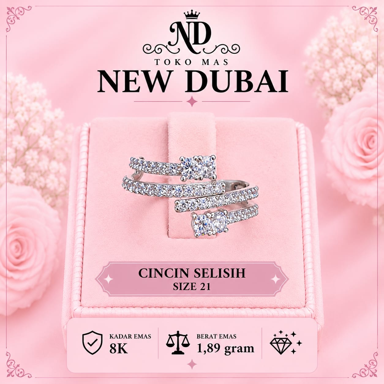 CINCIN SELISIH LISTRING