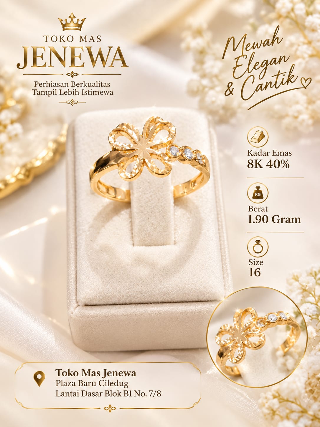 cincin kupu kupu