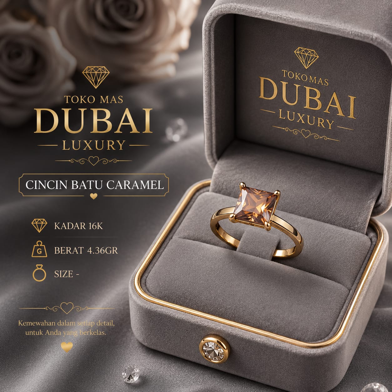 CINCIN BATU CARAMEL