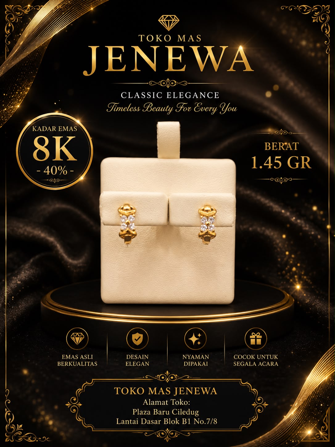 ANTING GESPER BUNGA