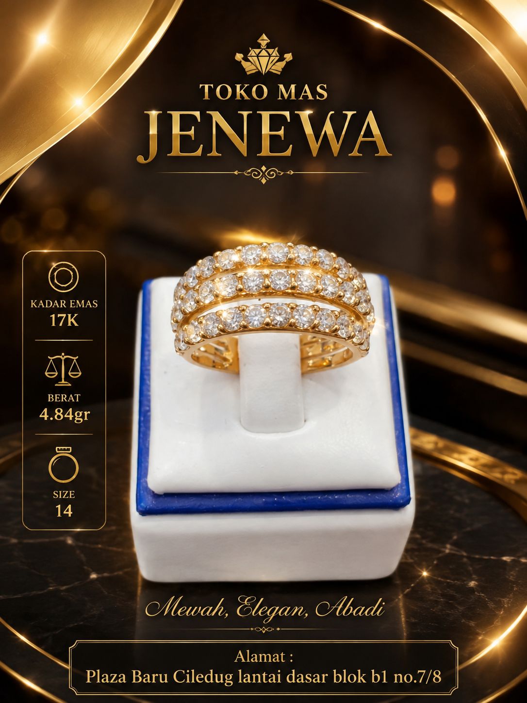 CINCIN 3 BARIS LISTRING