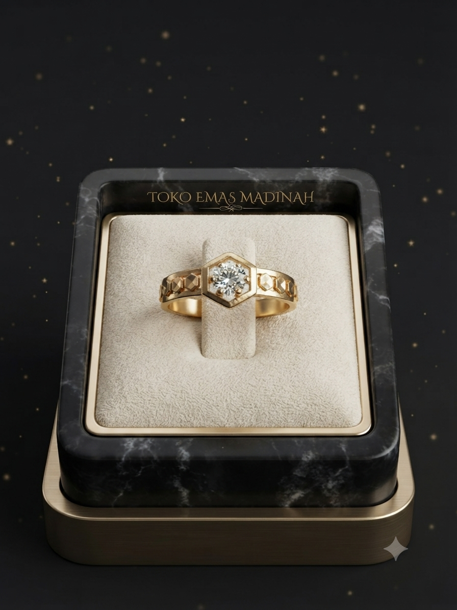 CINCIN SOLITAIRE SEGI ENAM
