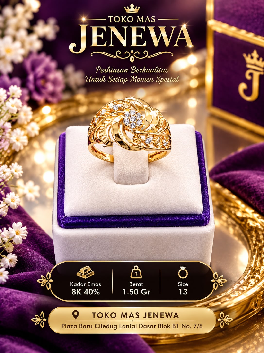 CINCIN JARING UKIR