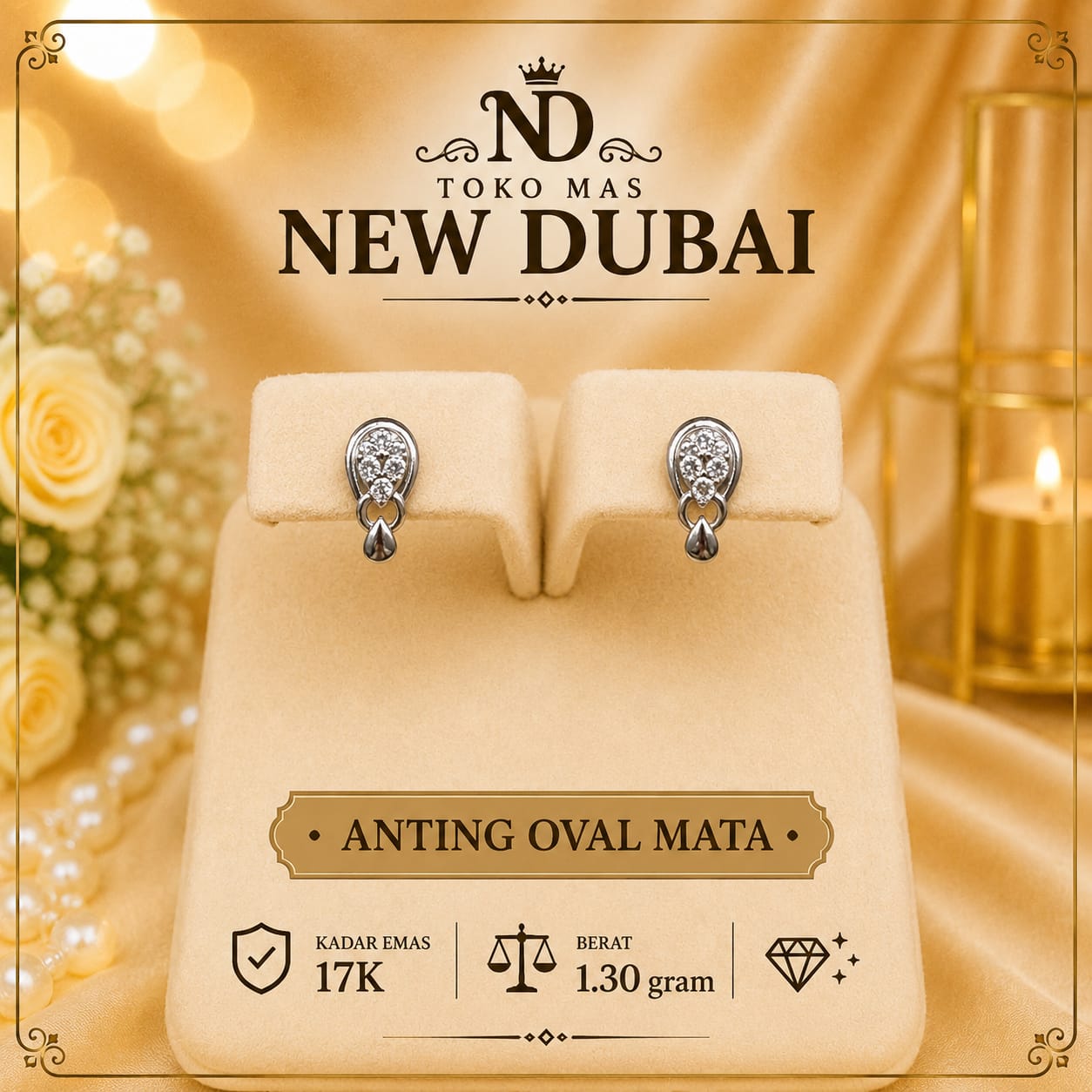 ANTING OVAL MATA