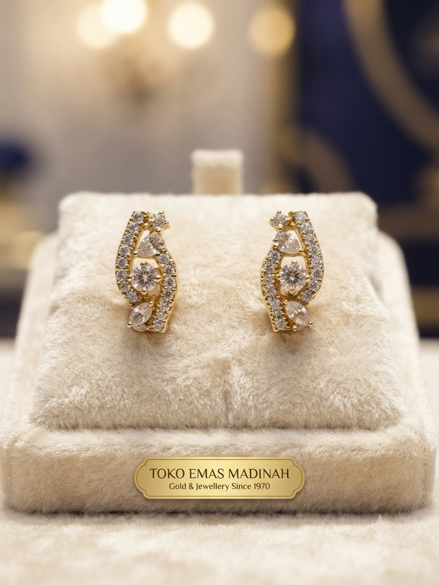 ANTING J GELOMBANG LISTRING SOLITAIRE