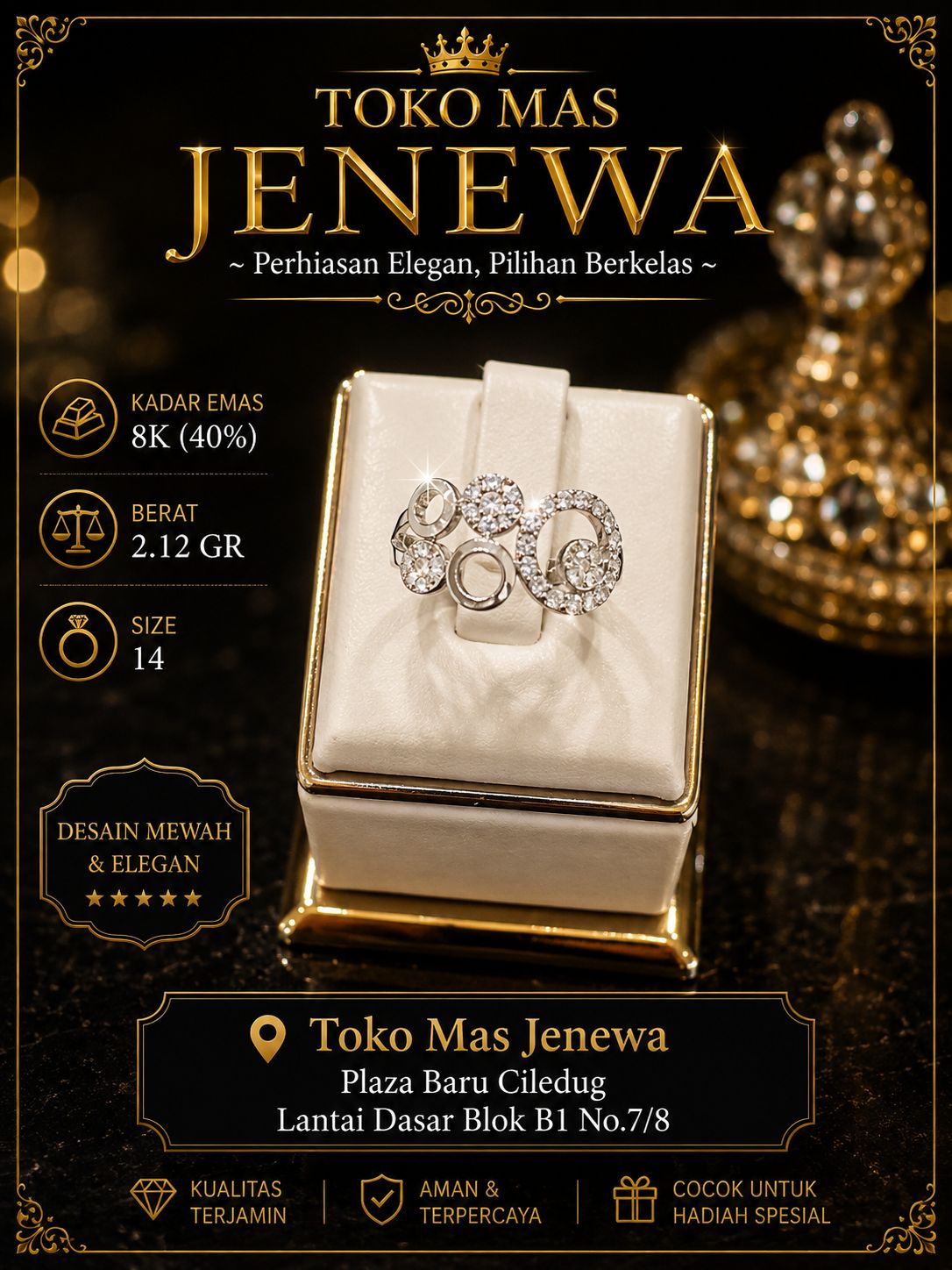 Cincin 6 bulat ad