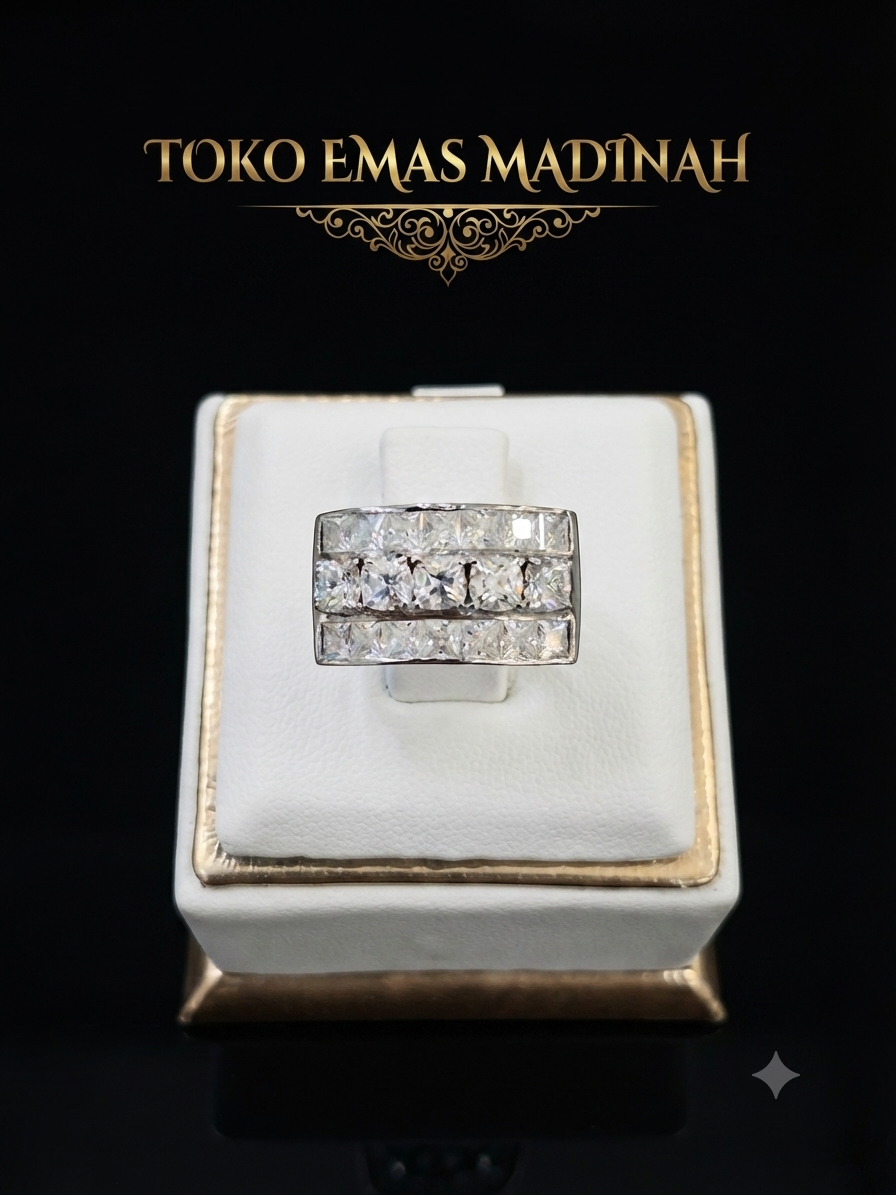 CINCIN THREE ROW MOTIF M.S