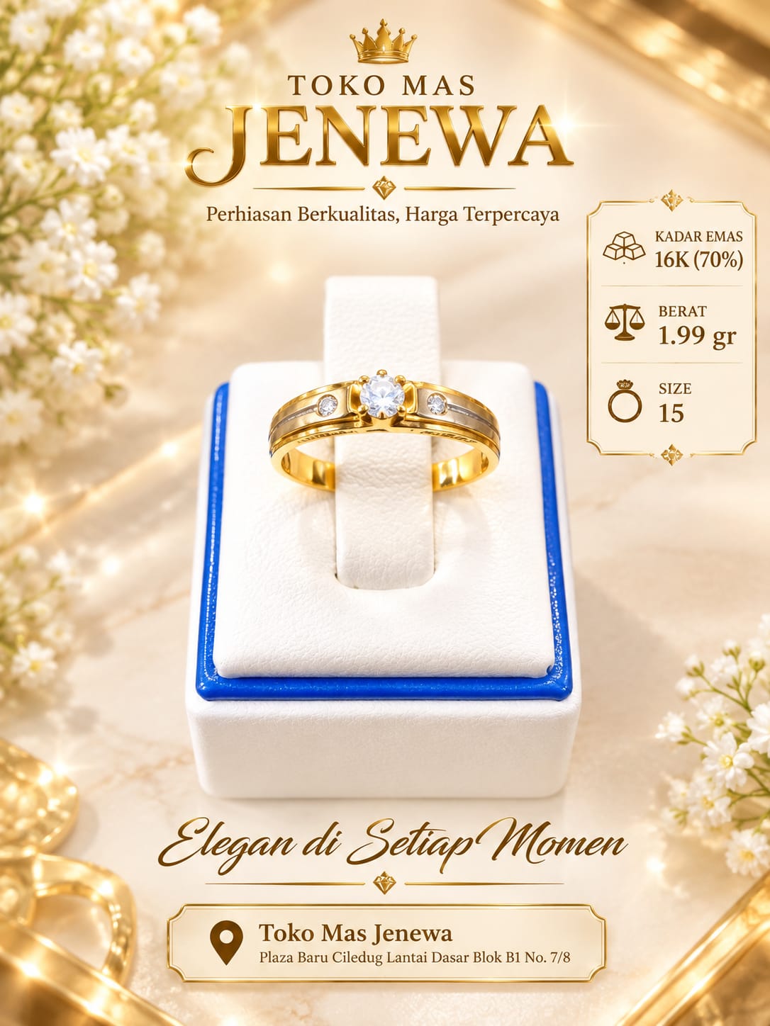 CINCIN doff putih