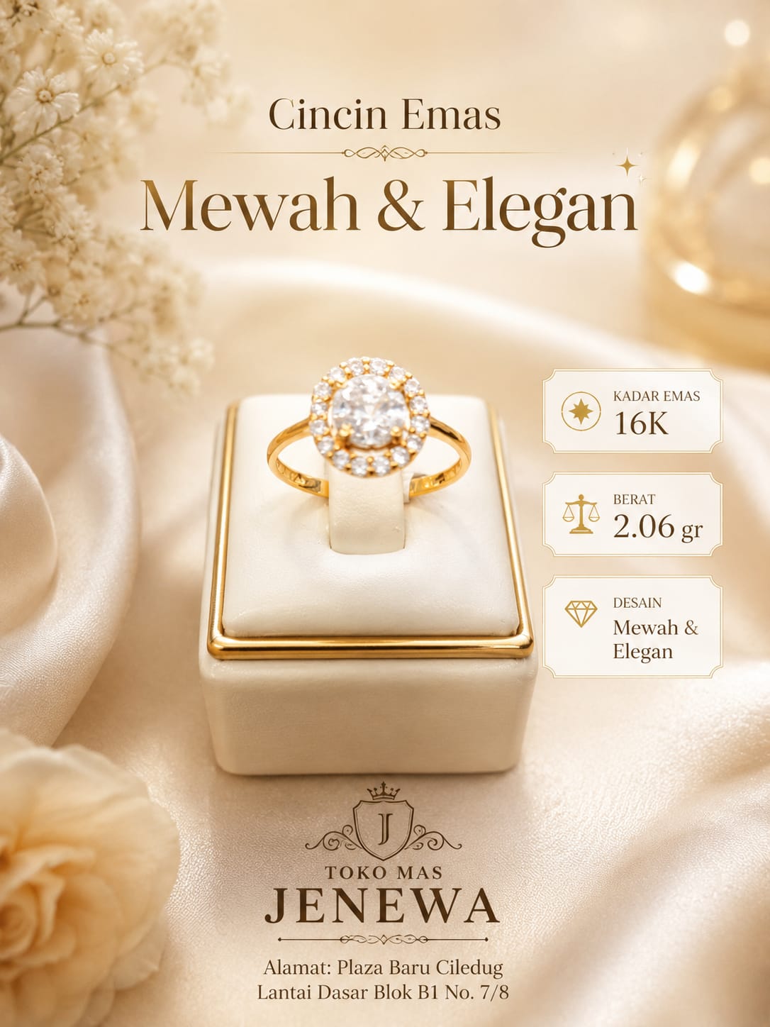 CINCIN bulat mata