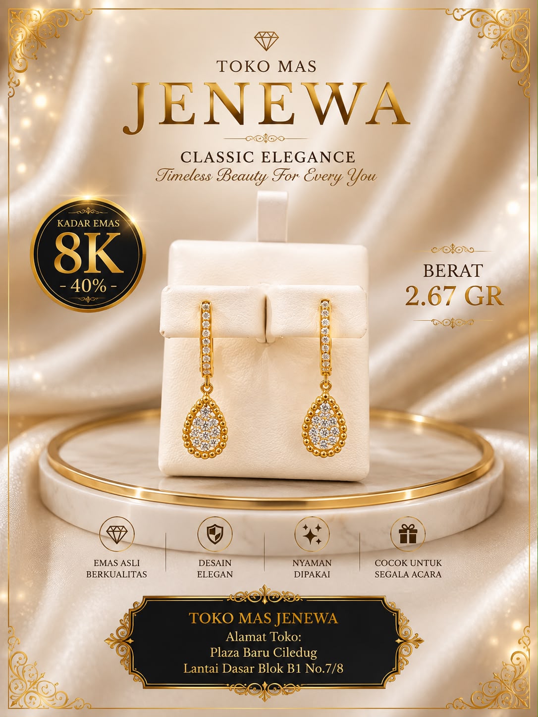 ANTING FM OVAL BL