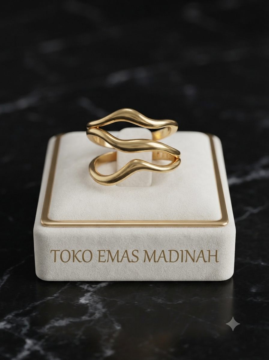 CINCIN GELOMBANG 3 LAYER