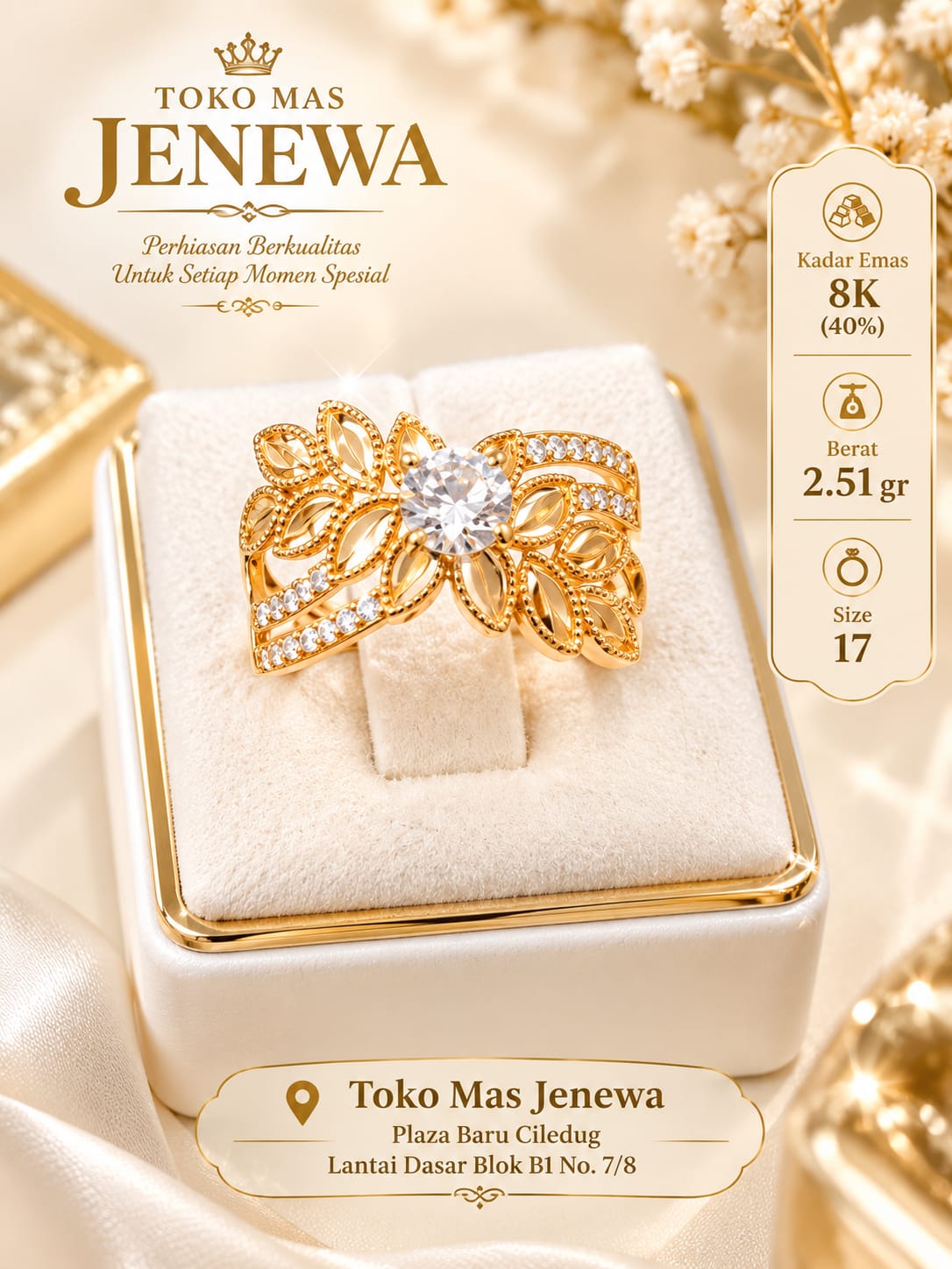CINCIN DAUN UKIR AD 1