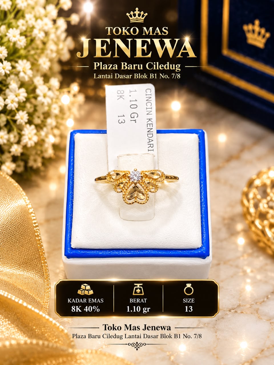 CINCIN KENDARI UKIR LOVE AD 1