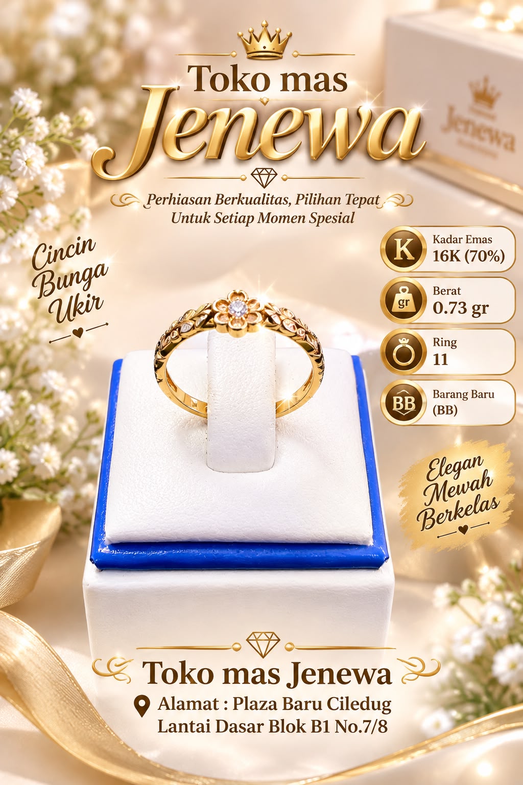CINCIN BUNGA UKIR AD