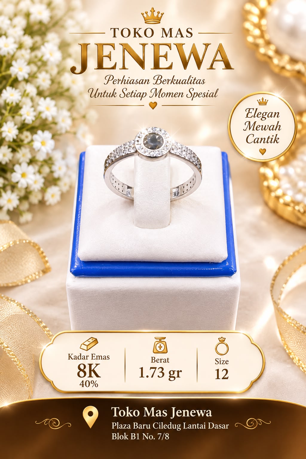 CINCIN bulgari hitam