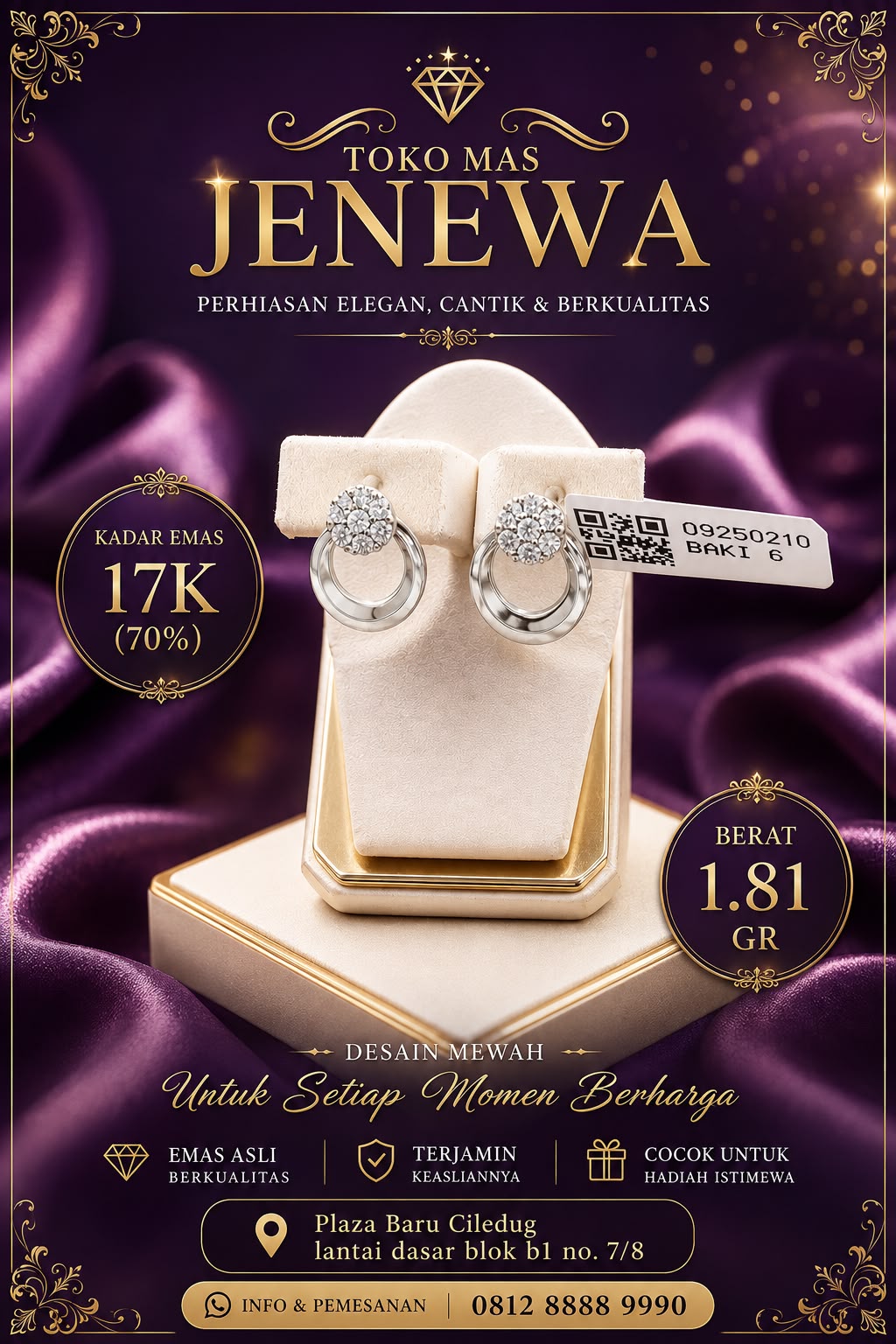 ANTING tusuk bulat