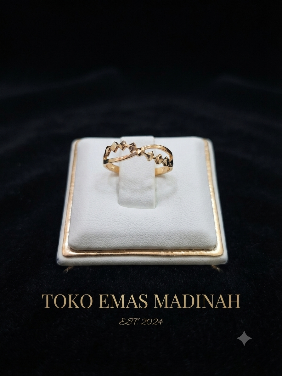 CINCIN SELISIH GELOMBANG MOTIF