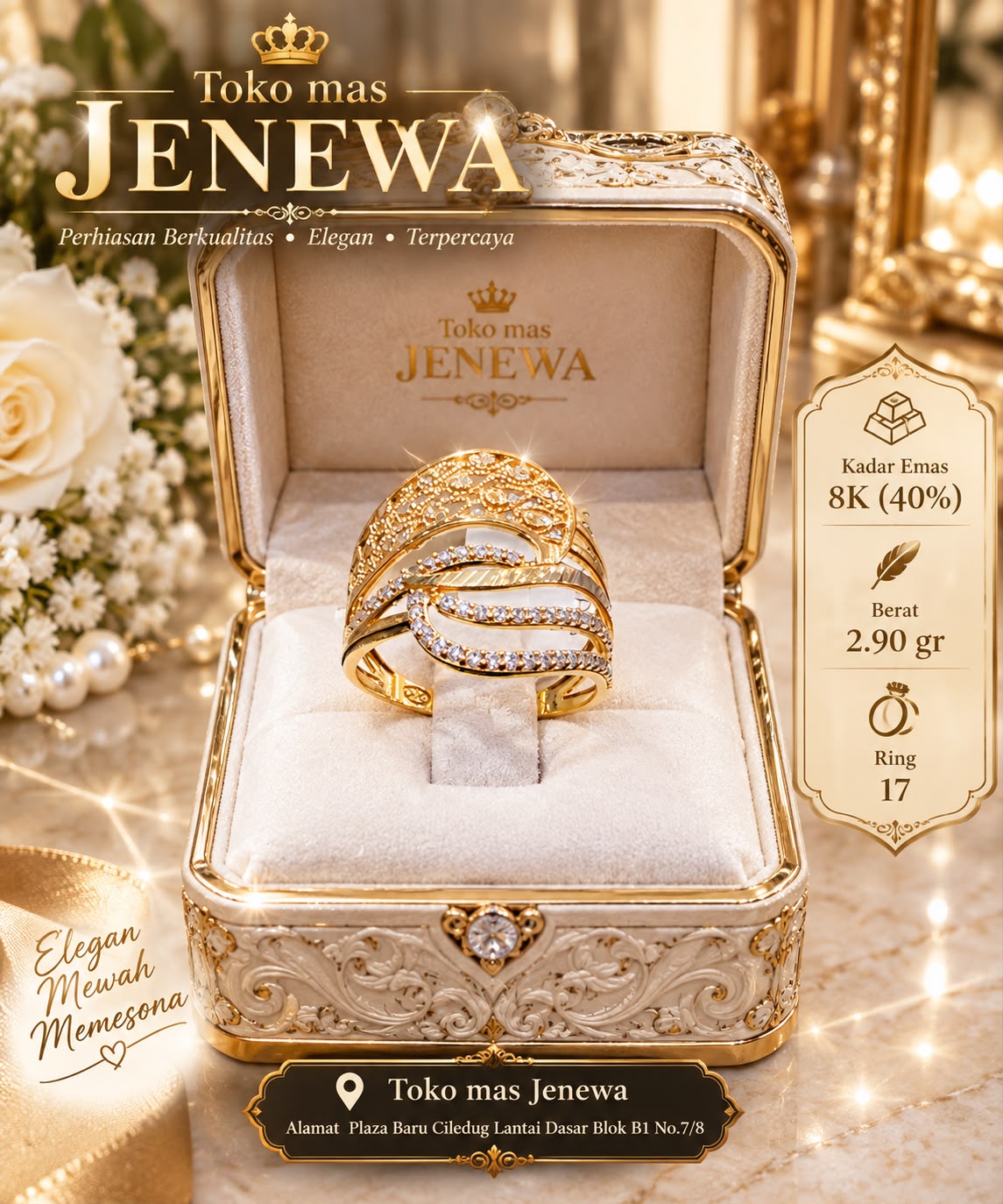 CINCIN DAUN UKIR