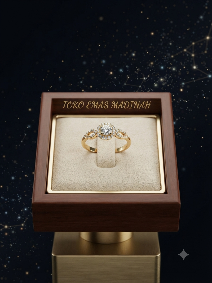 CINCIN SOLITAIRE HALO