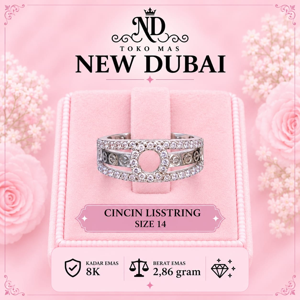 CINCIN LISTRING CARTIER