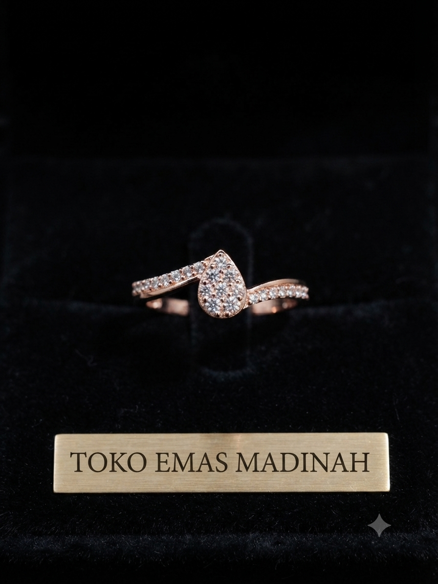 CINCIN PEAR SHAPE SELISIH LISTRING