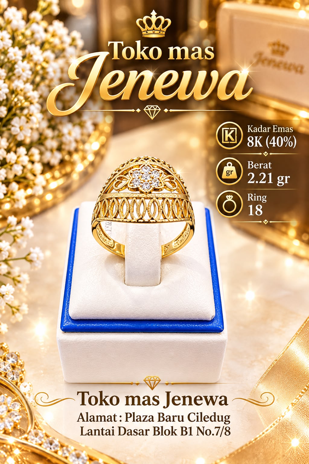CINCIN CEKUNG OVAL KOMB