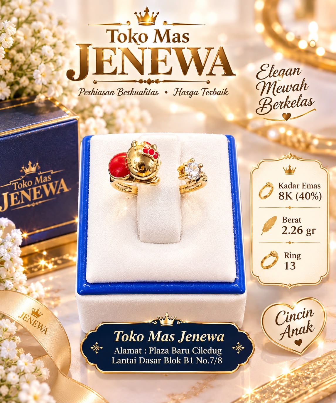CINCIN HK CAT MERAH