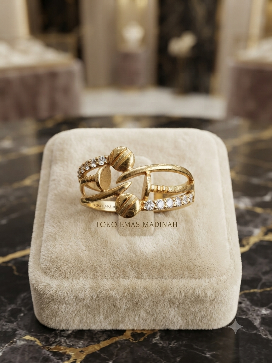 CINCIN PAKU GELOMBANG LISTRING