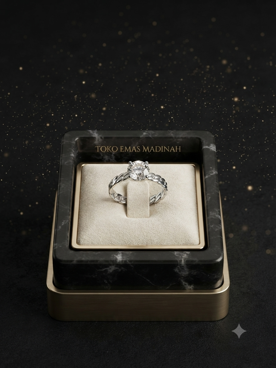 CINCIN SOLITAIRE RANTAI