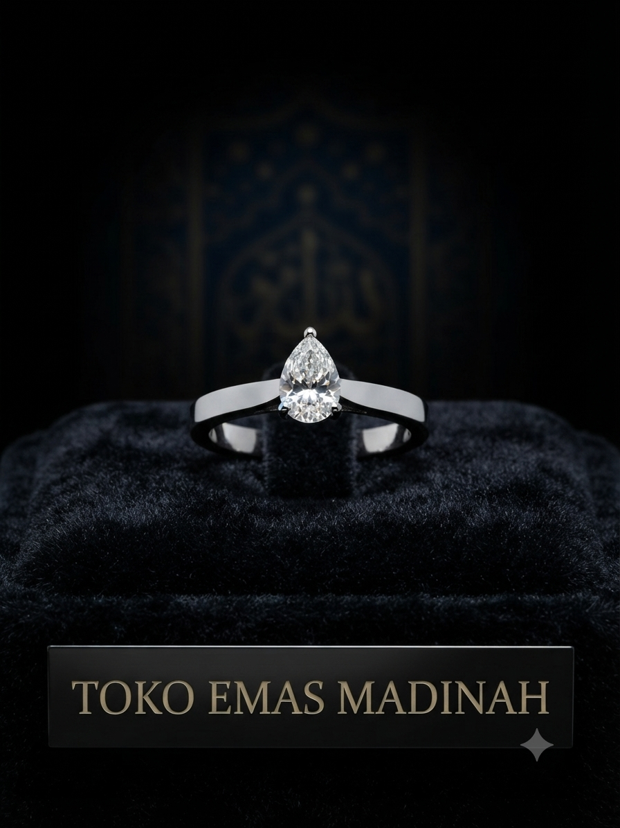 CINCIN PEAR SHAPE SOLITER L.G.D