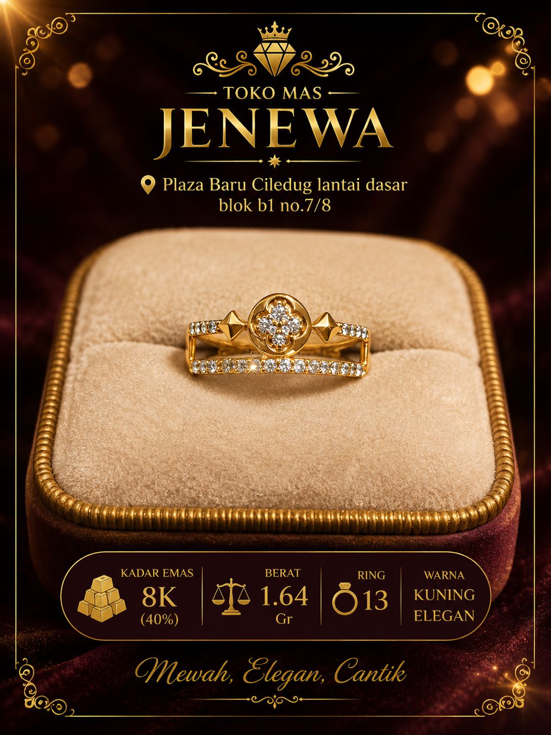 CINCIN 2 RING BUNGA