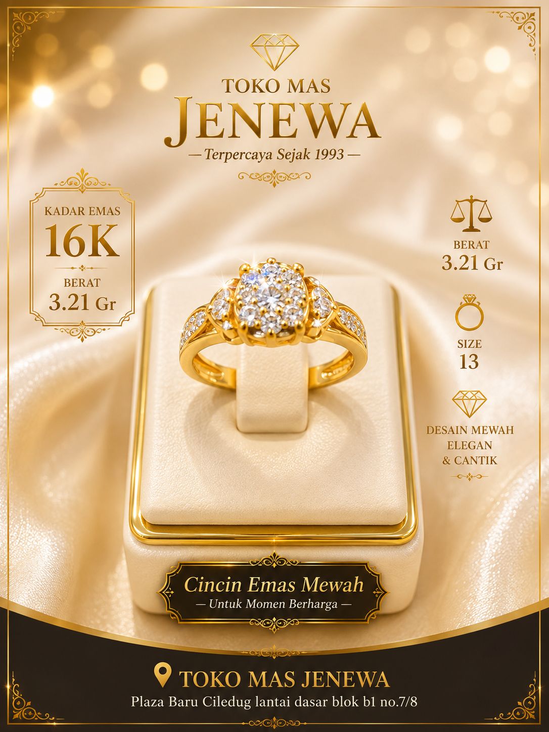 CINCIN bulat tabur