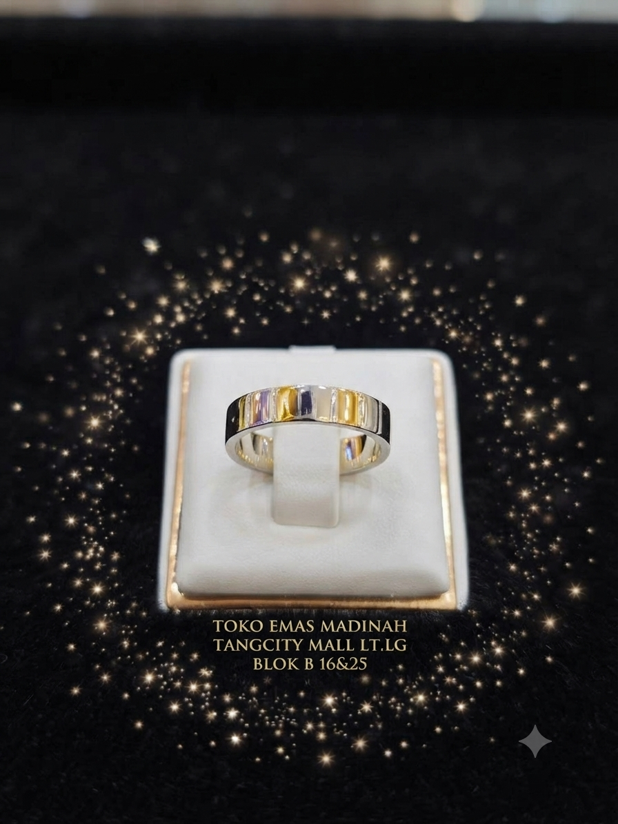 CHOPARD ICE CUBE RING TWO-TONE