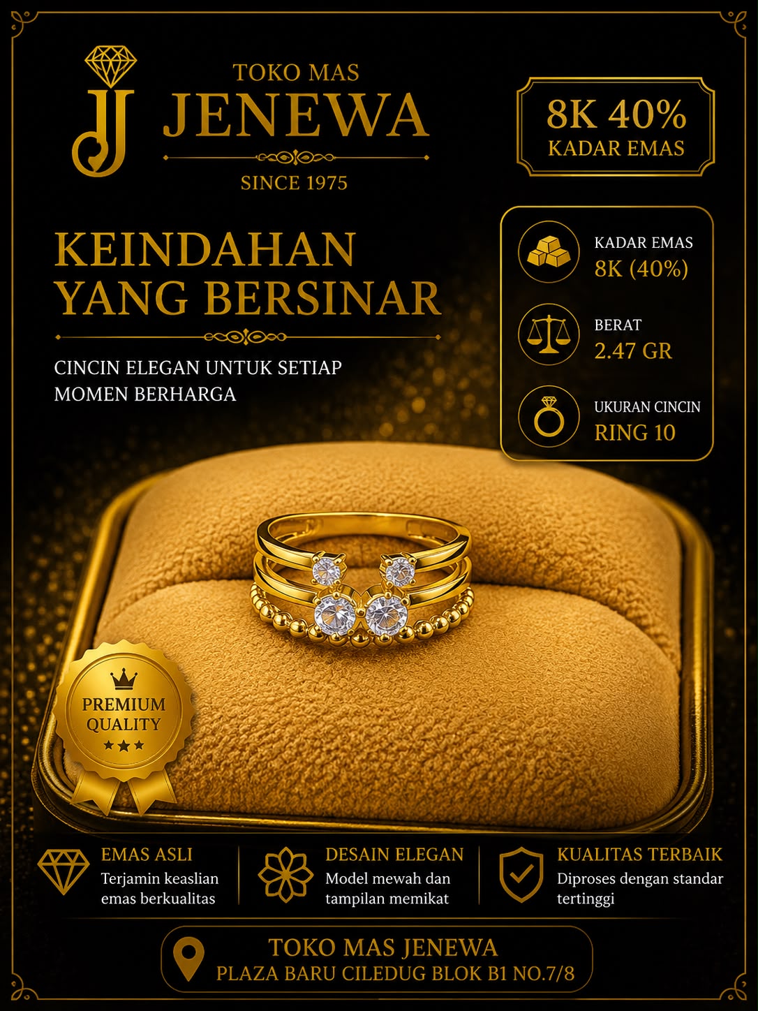 CINCIN 3 BARIS BJ LADA