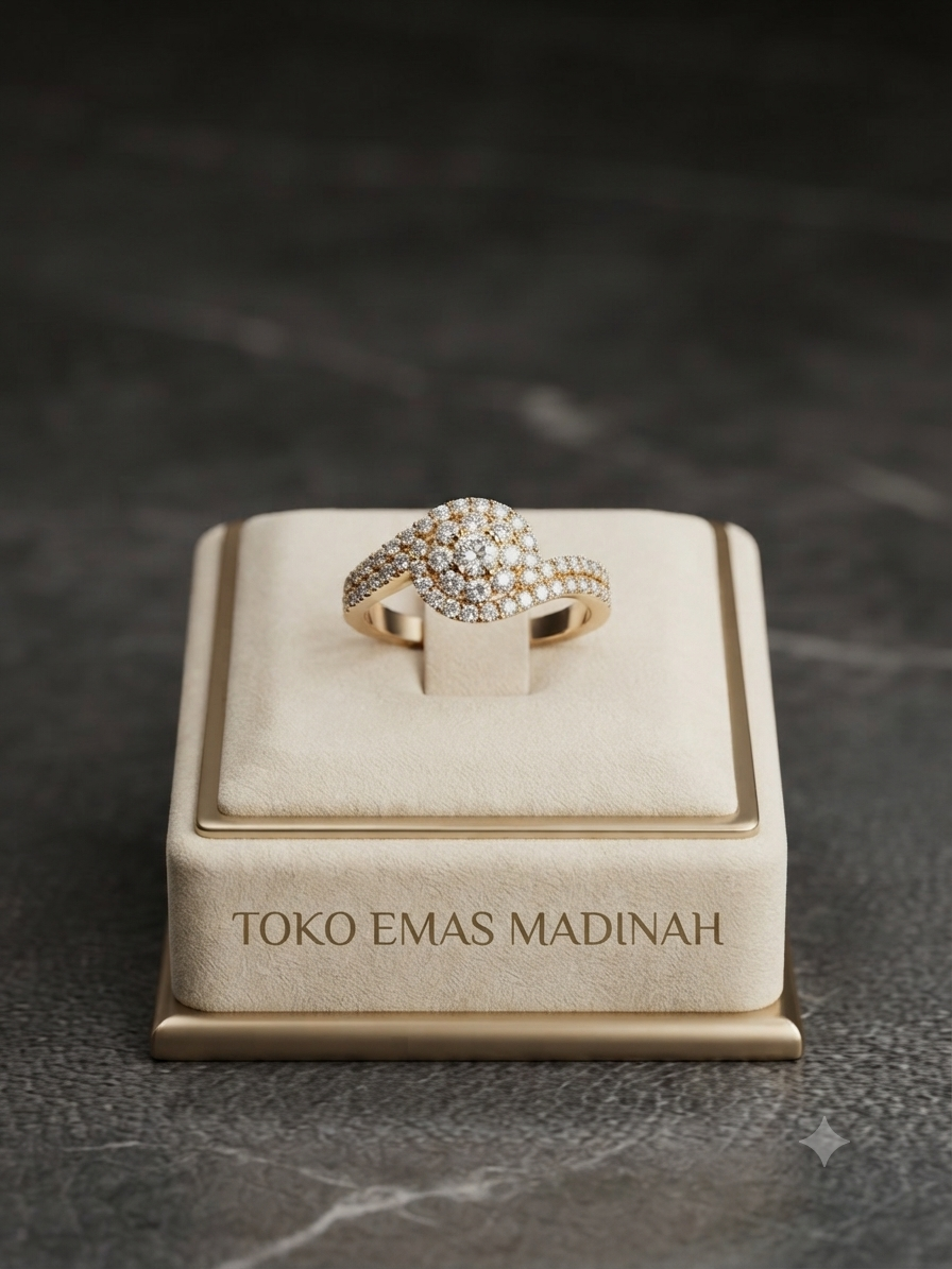 CINCIN GELOMBANG BULAT LISTRING