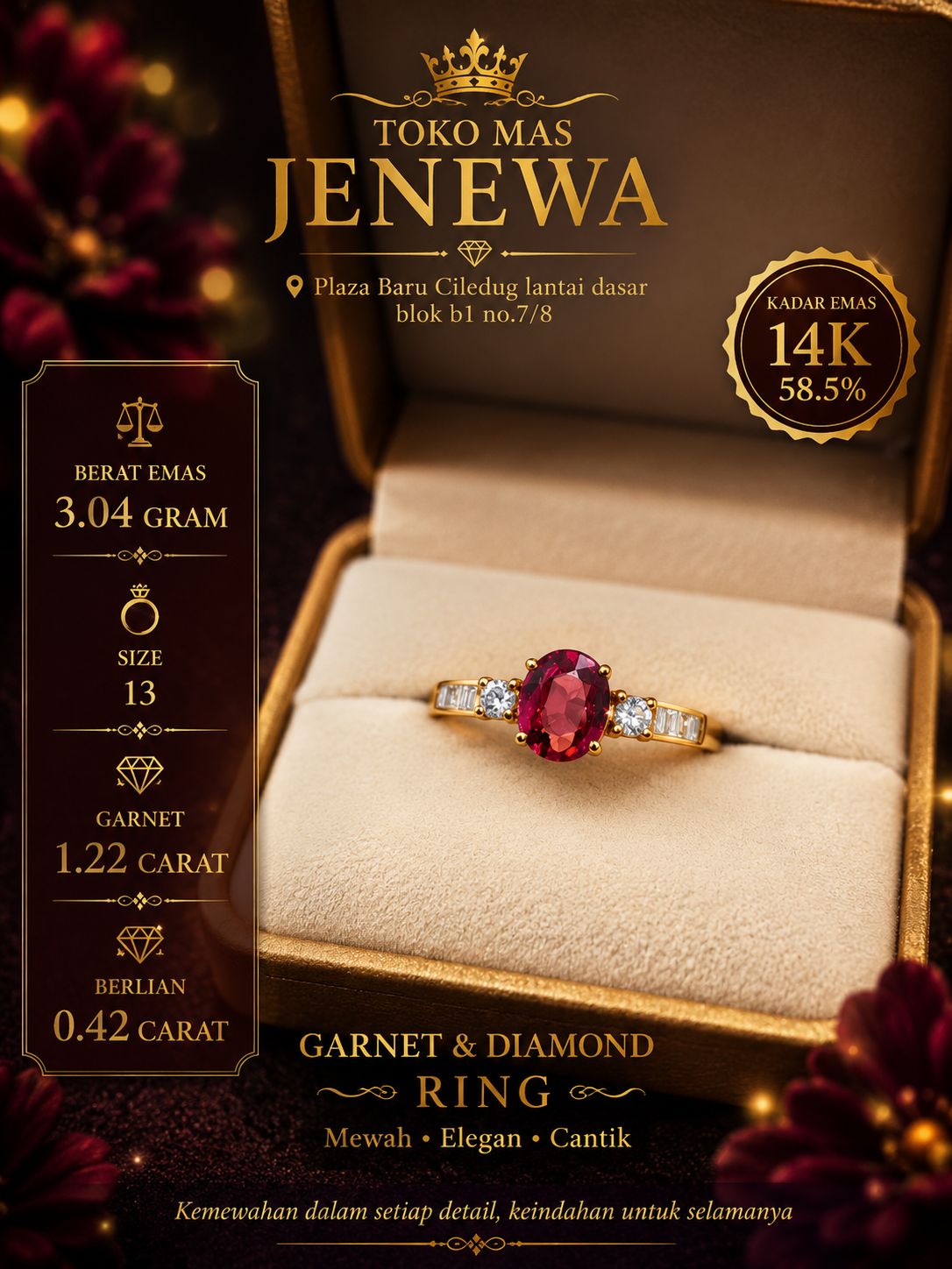 CINCIN BR GARNET