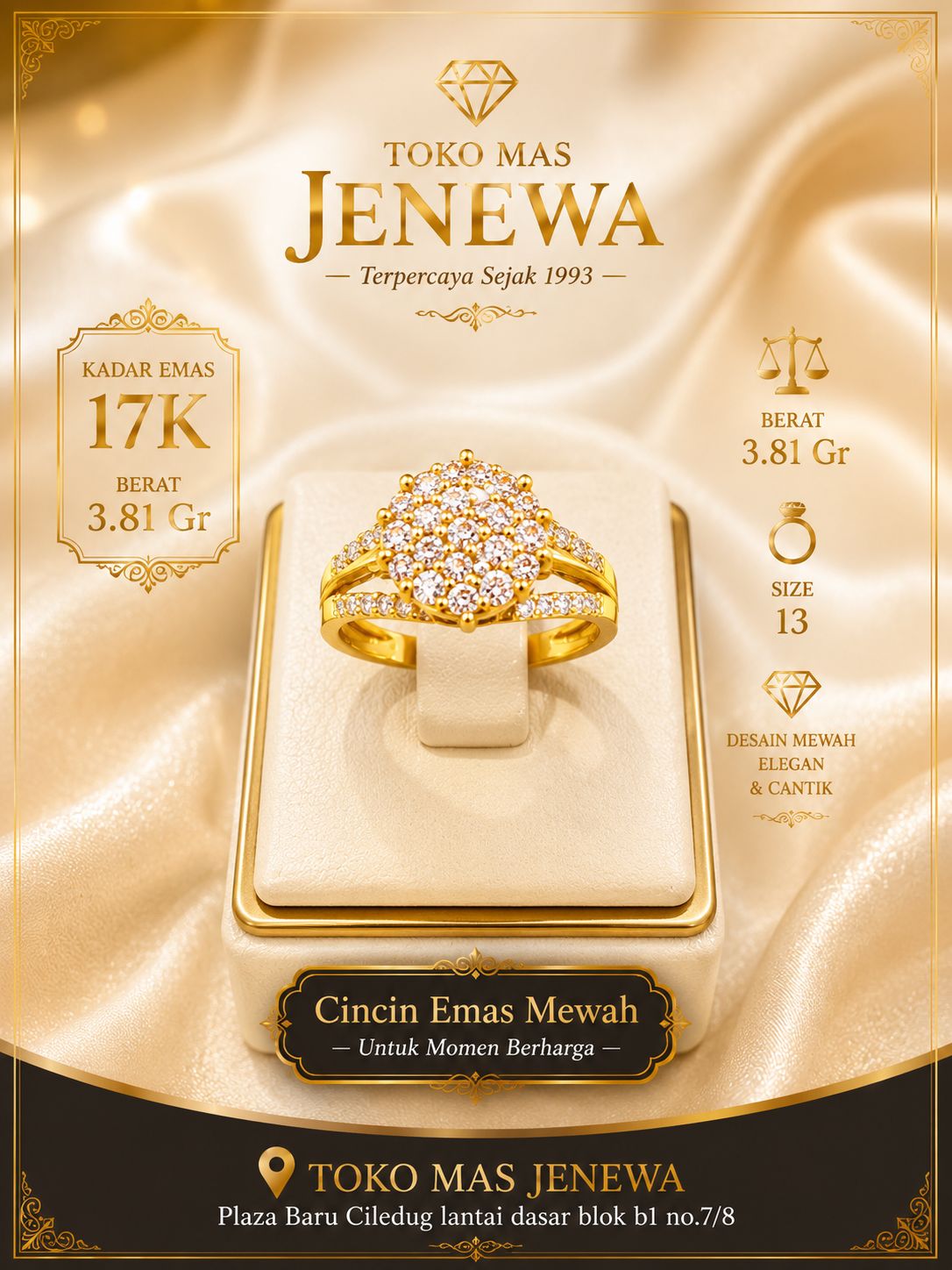 CINCIN bulat tabur