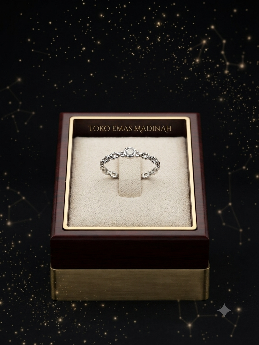 CINCIN SOLITAIRE RANTAI