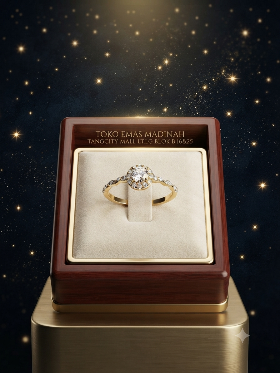 CINCIN SOLITAIRE HALO