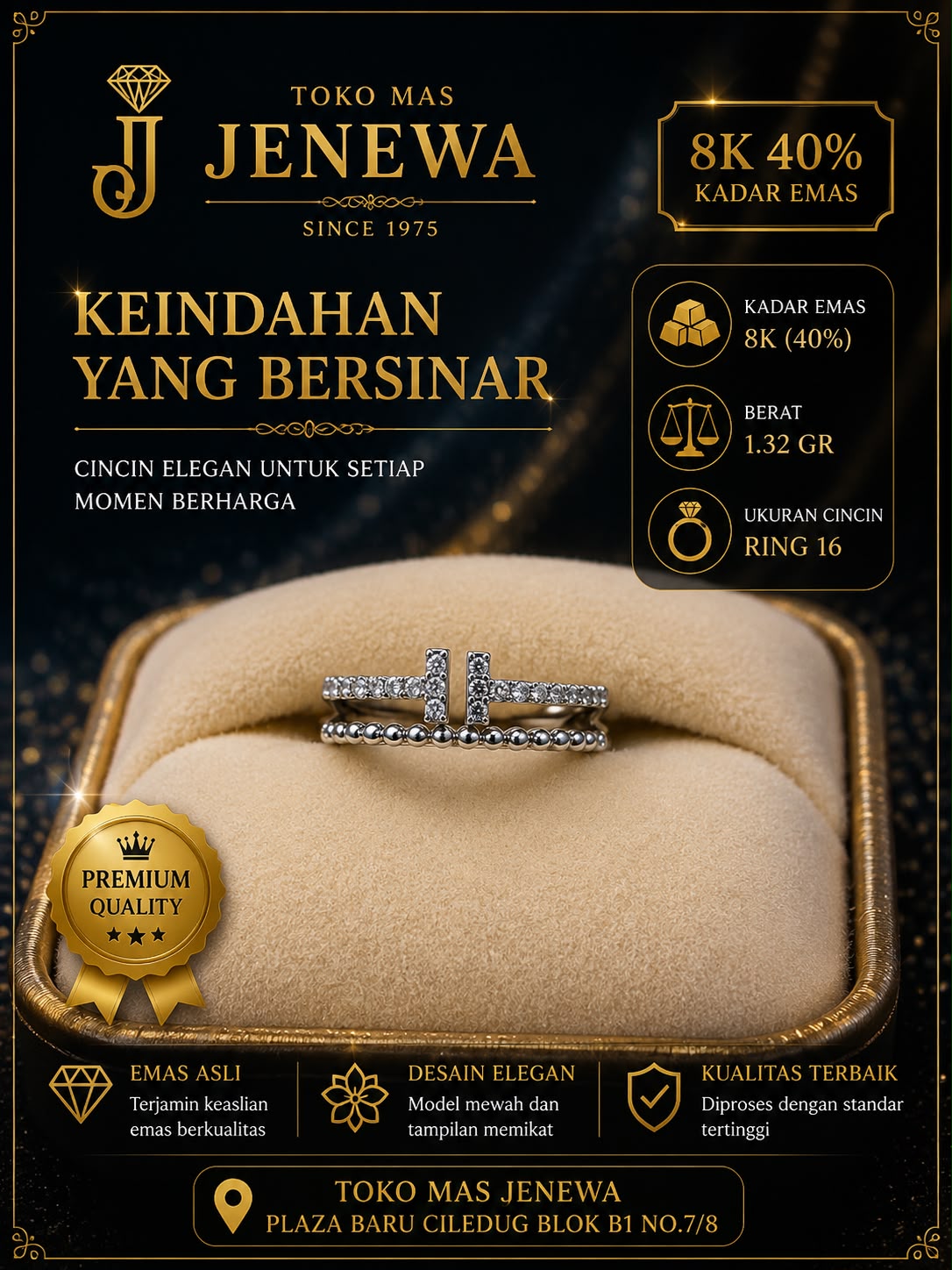 CINCIN 2 RING TIFFANY