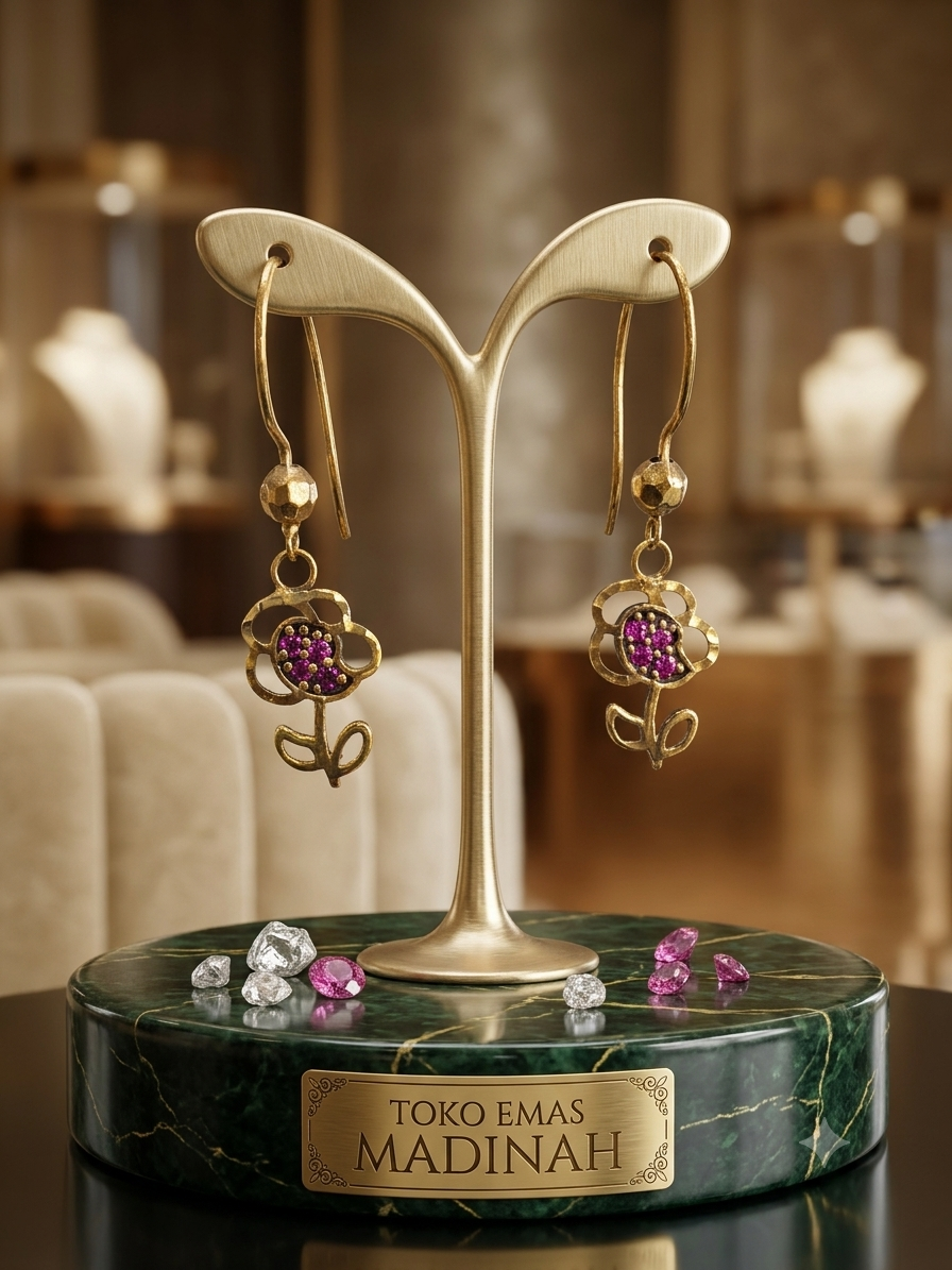 ANTING DESY BUNGA MATA PINK