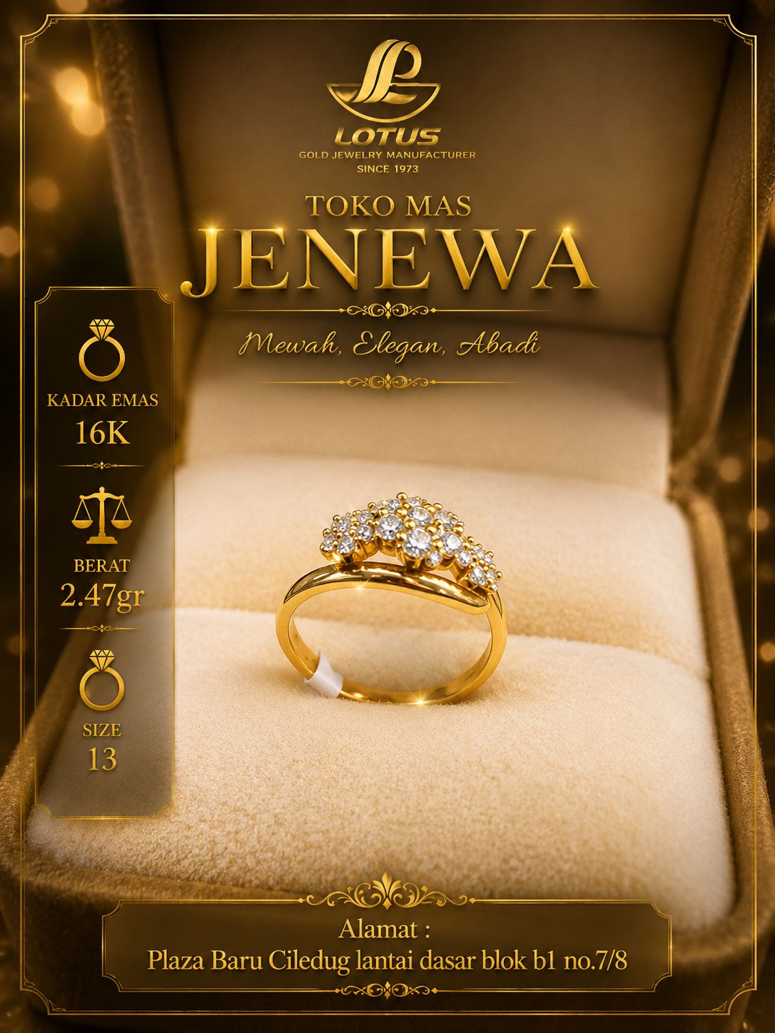 CINCIN 3 bunga mata