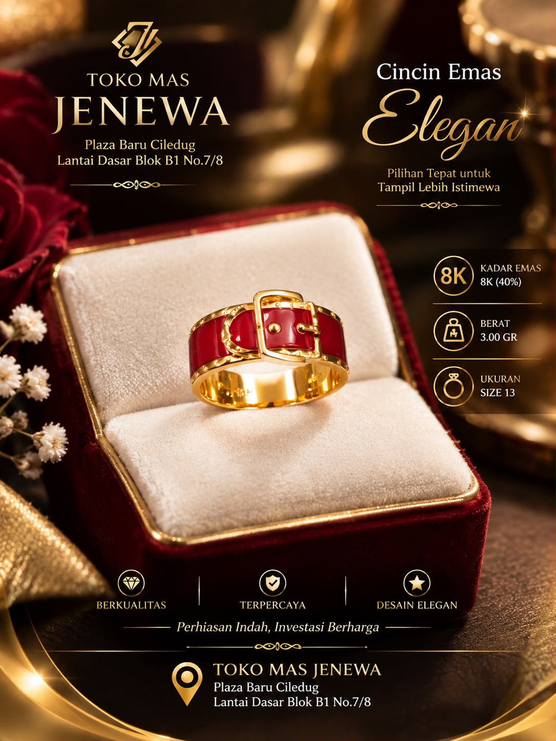 CINCIN CAT MERAH